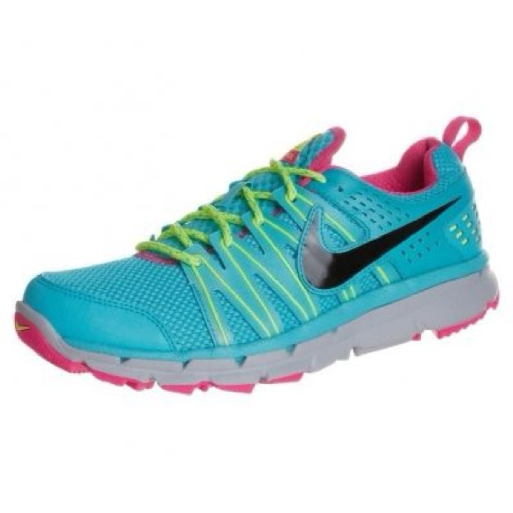 Nike flex trail 2 women’s blue/multi-colored trail/hiking shoes. Size 7